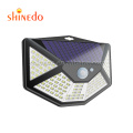 112 LED Lithium Battery Outdoor Lighting Solar Powered Led Wall Light Street Garden Solar Led Lamp